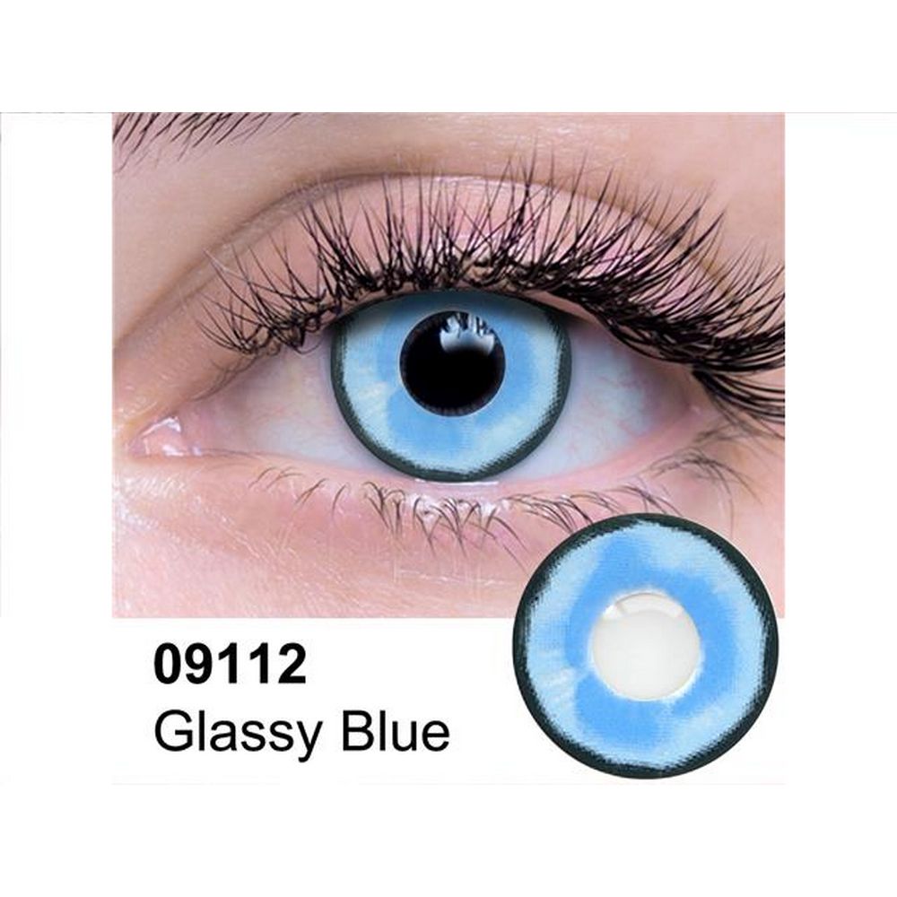 Glassy Blue Lentilles de contact 09112