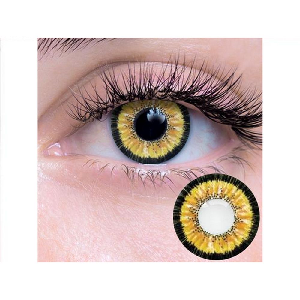 Bold Amber Contact Lenses 09681