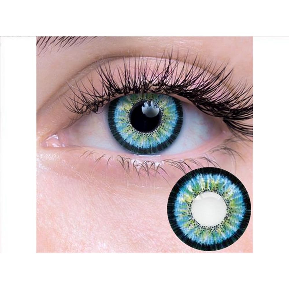 Bold Blue Contact Lenses 09684