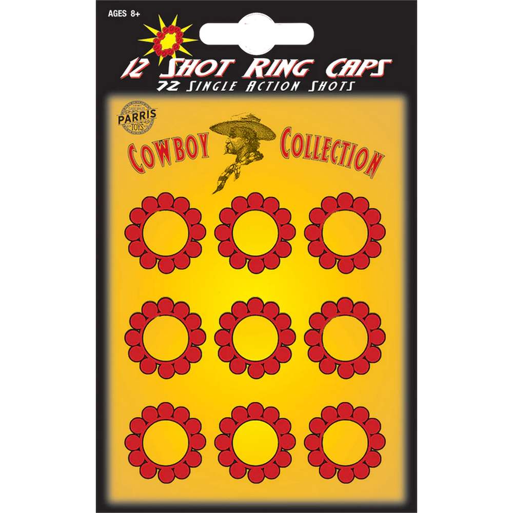 12 shot ring caps - pack of 6