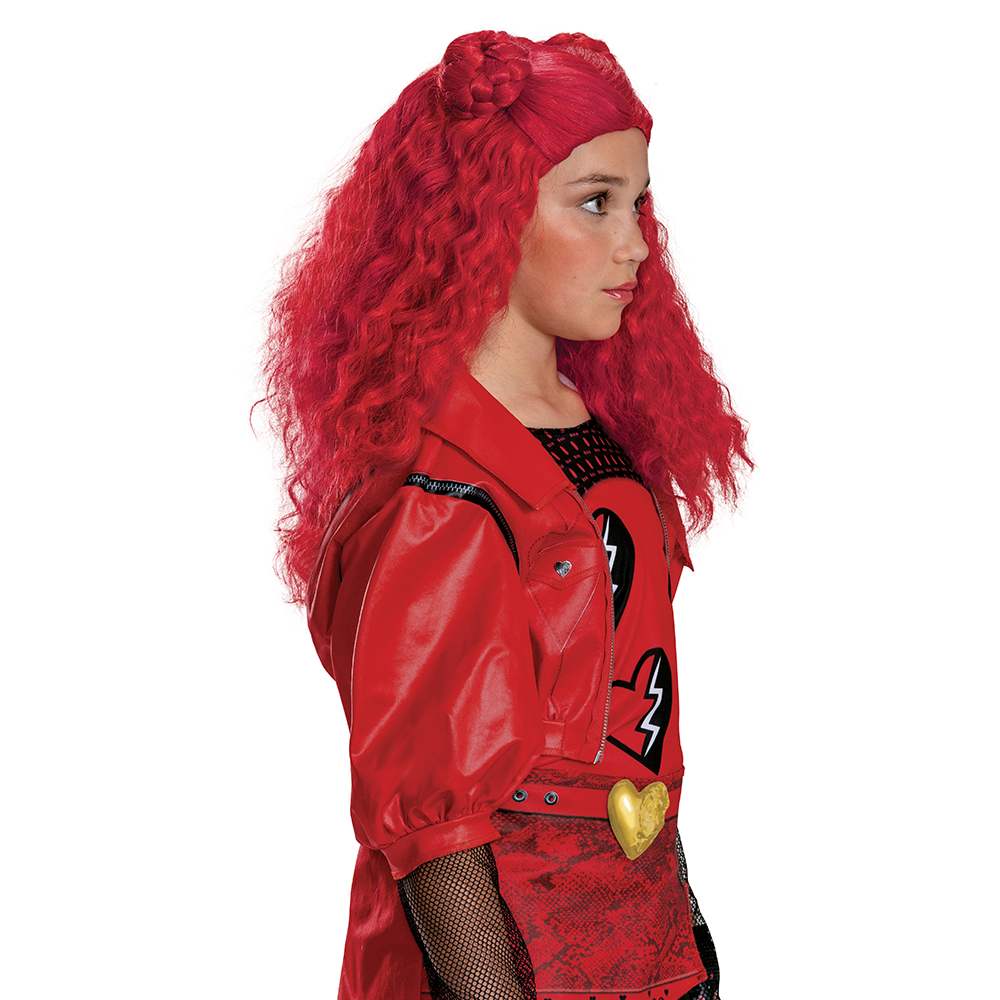 Red Perruque rouge pour enfant - Descendants de Disney
