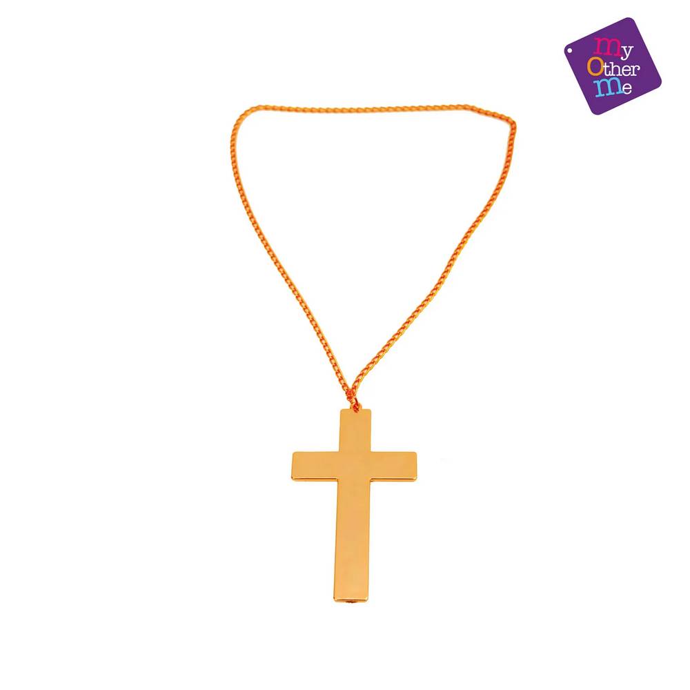 Golden Crucifix with Chain - Cross