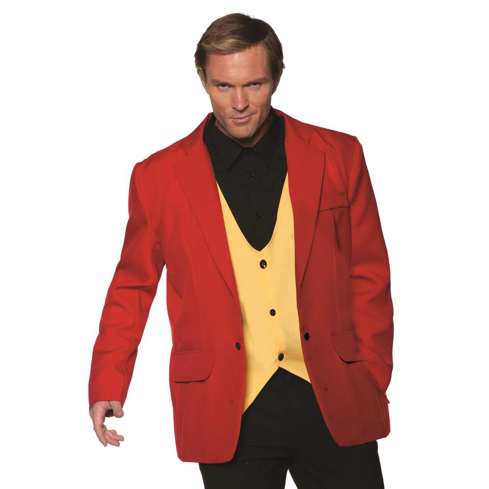 Red & Yellow Jacket and Vest Set - Standard_joker