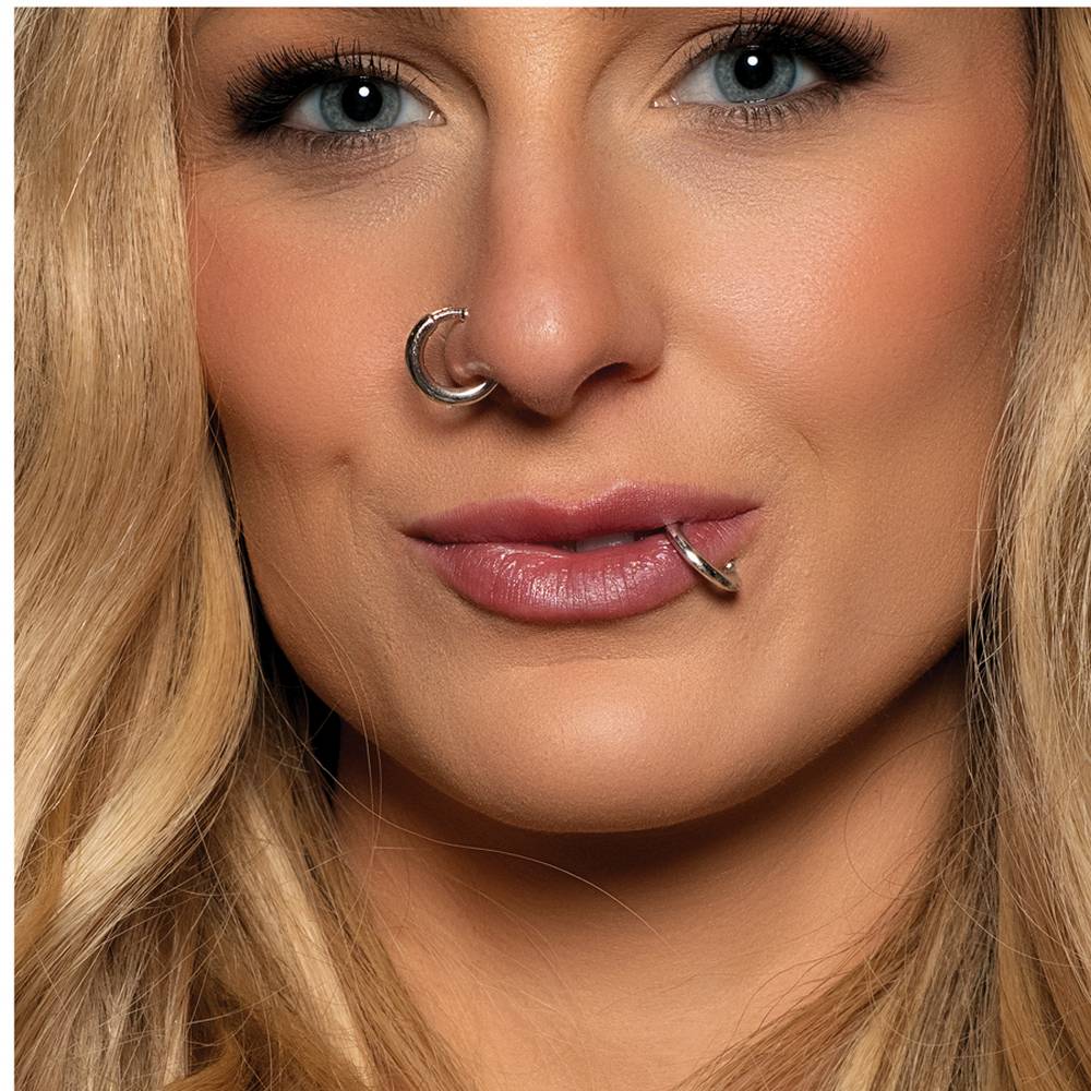 Faux Piercings/ nose Rings - 8 pcs
