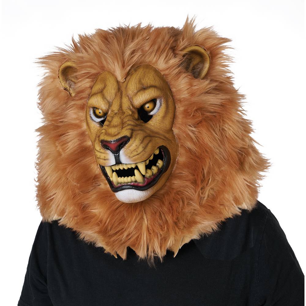 Lion ani-motion Mask with moving jaw