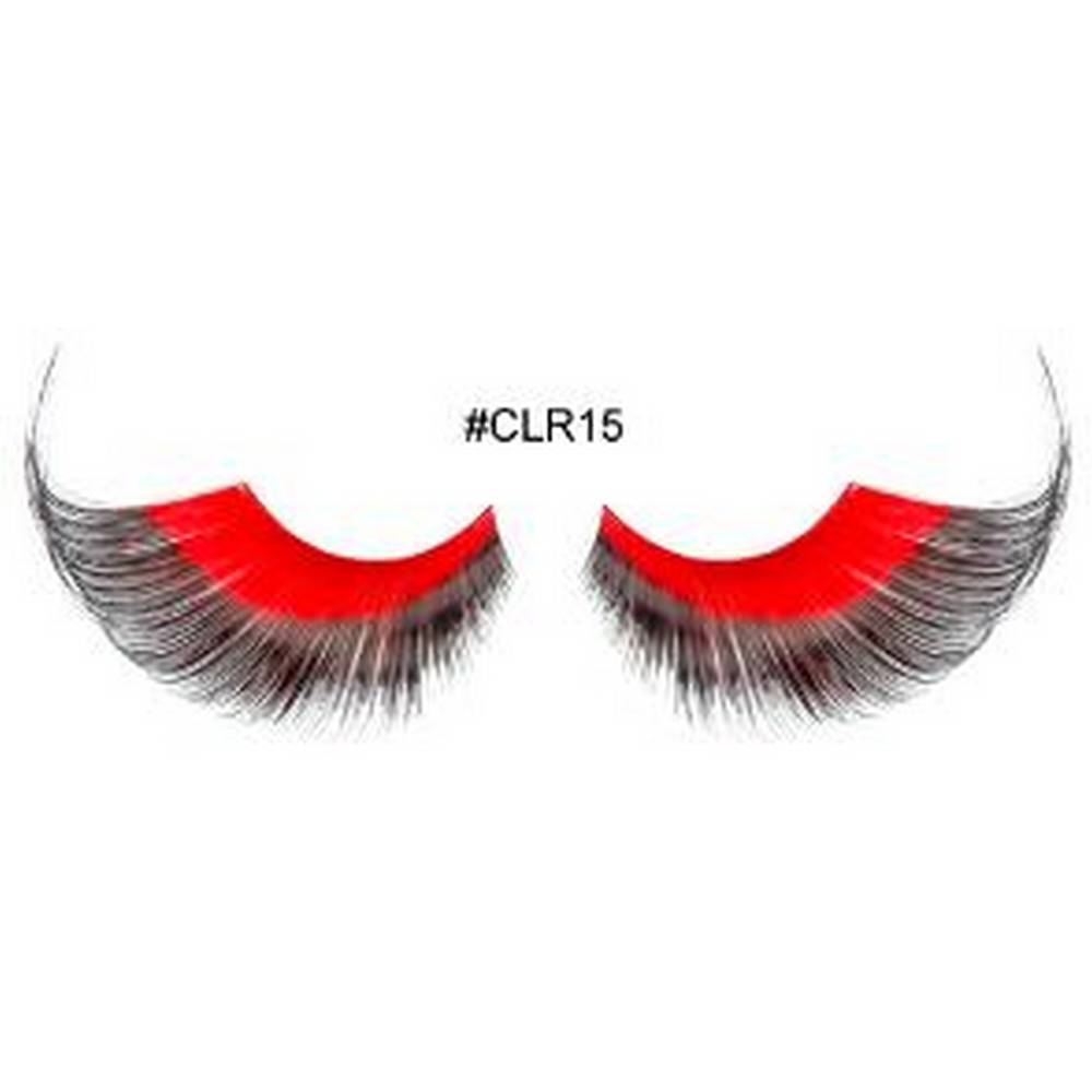 Red and Black Eyelashes