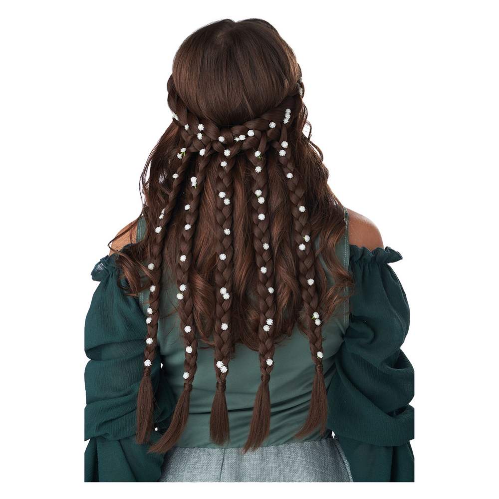 Halo braids, Hair Ornament, medieval