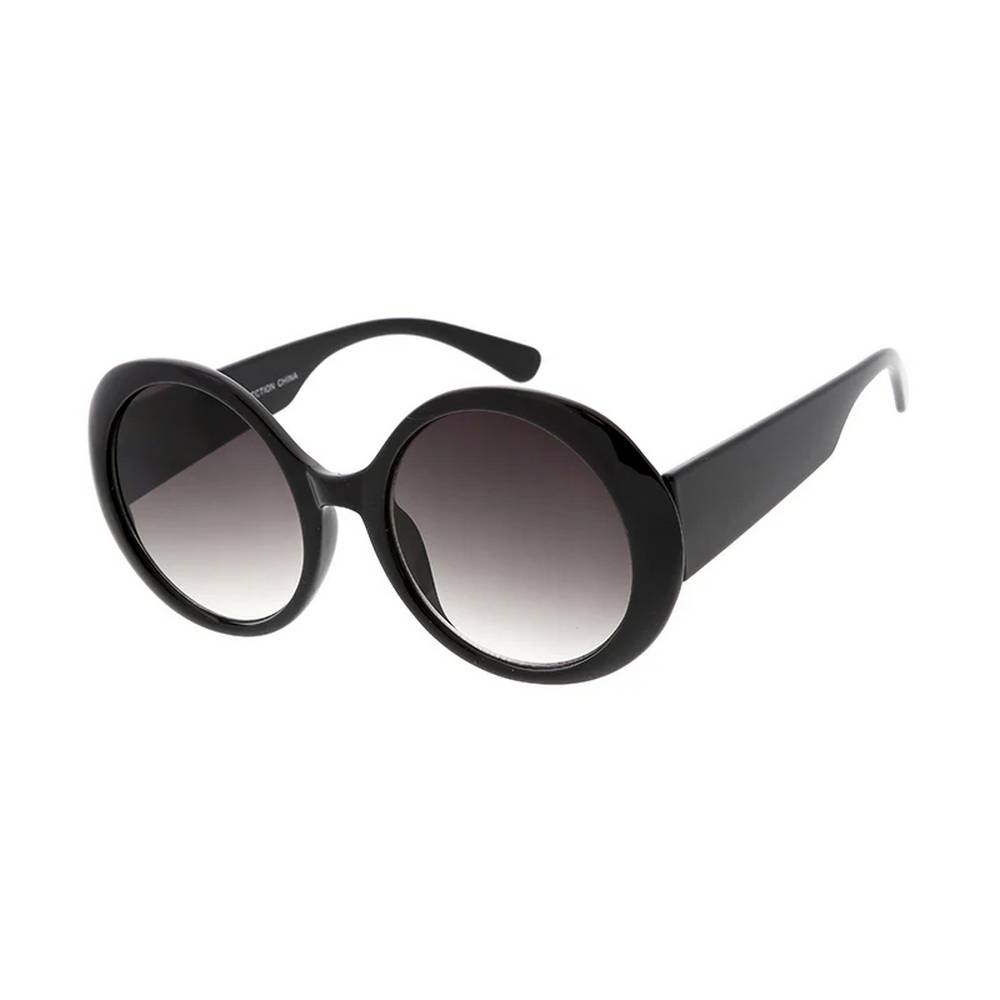 Large Rounded vintage Sunglasses Plastic Frame - Assorted