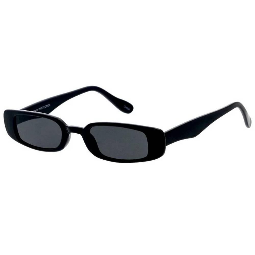 Lunettes de soleil petit cadre rectangulaire en plastique - Assorties
