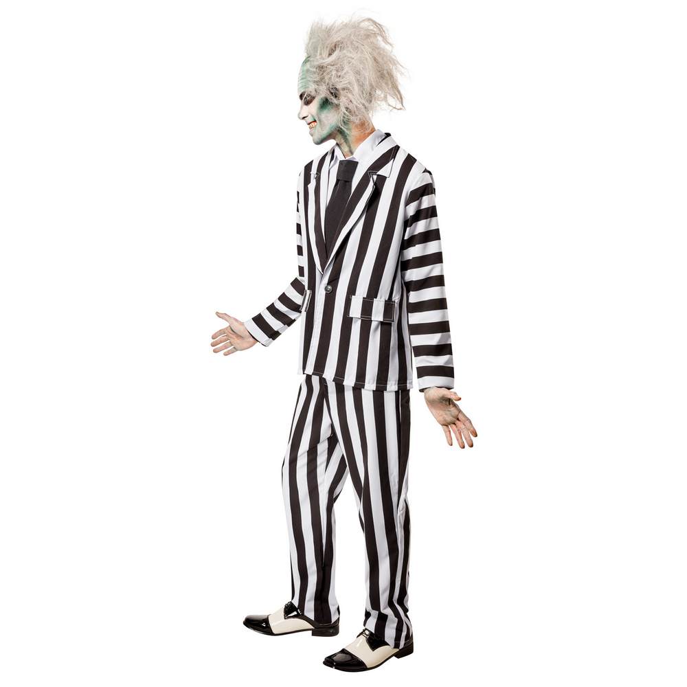Deluxe BEETLEJUICE Costume side