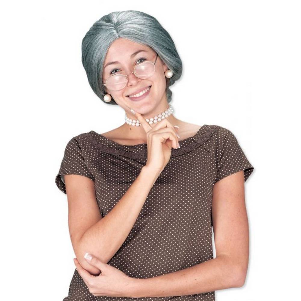 Granny old lady Wig