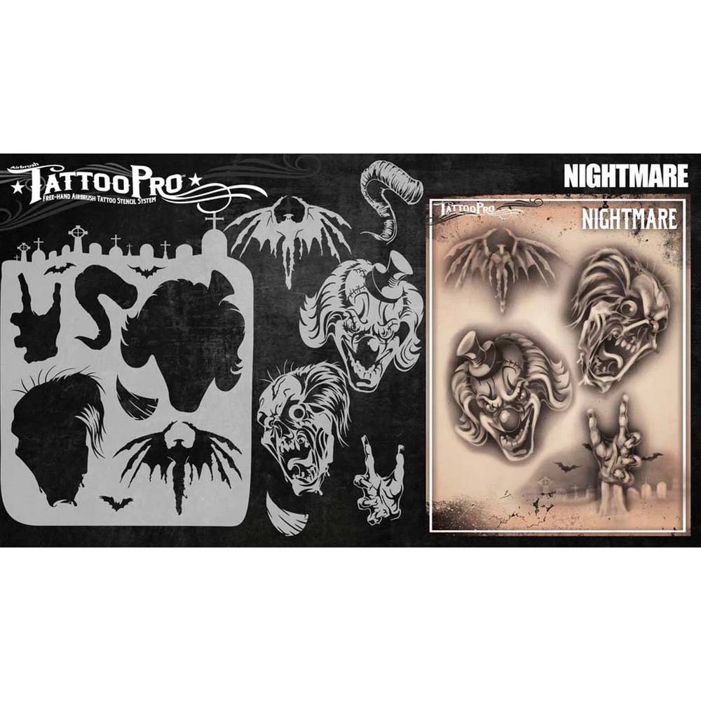Tattoo Pro Nightmare Stencil - 172