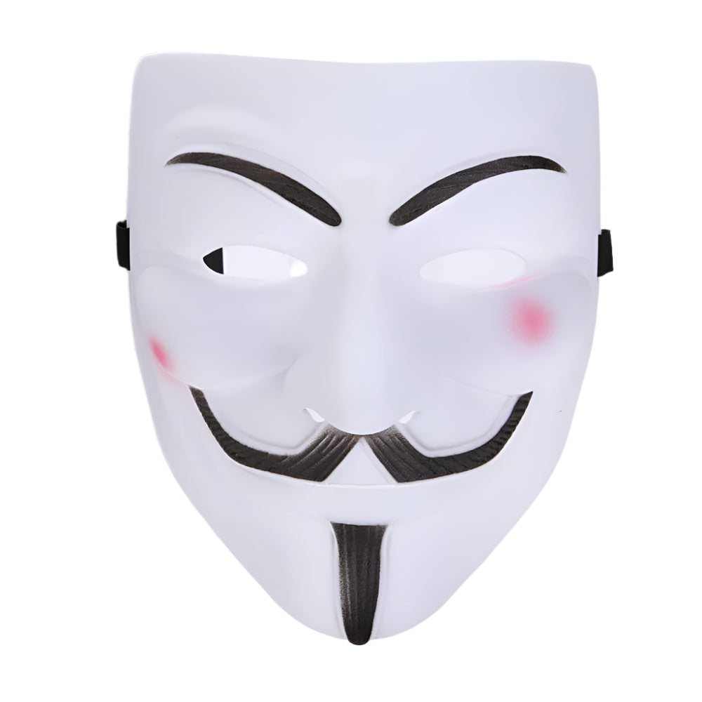 Anonymous Guy Fawkes mask - White