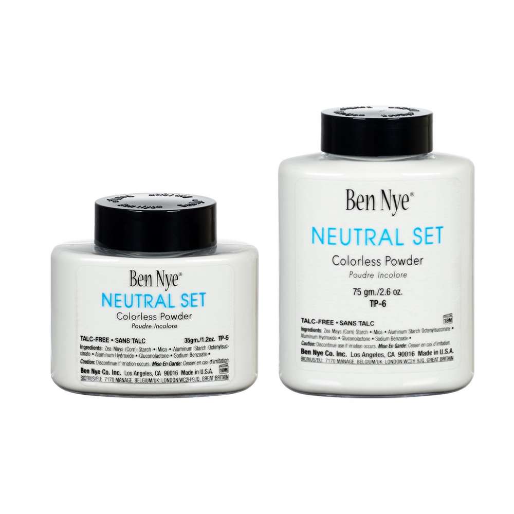 Ben Nye Neutral Set Translucent Powder | Colorless Mattifying Setting ...
