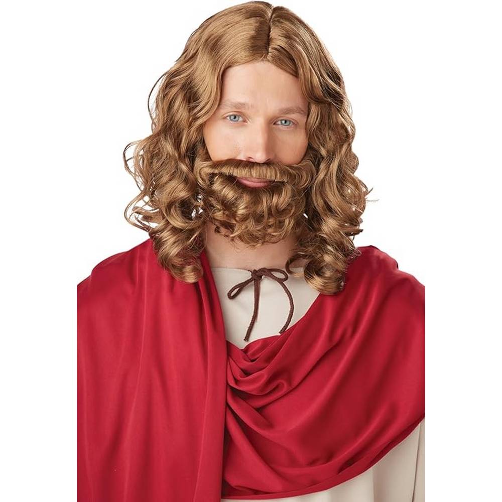 Jesus Wig And Beard,Reigious Man