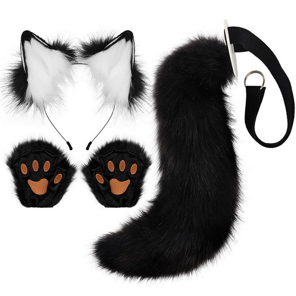lace-bunny-wolf-fox-ear-headband-tail-set-halloween-cosplay