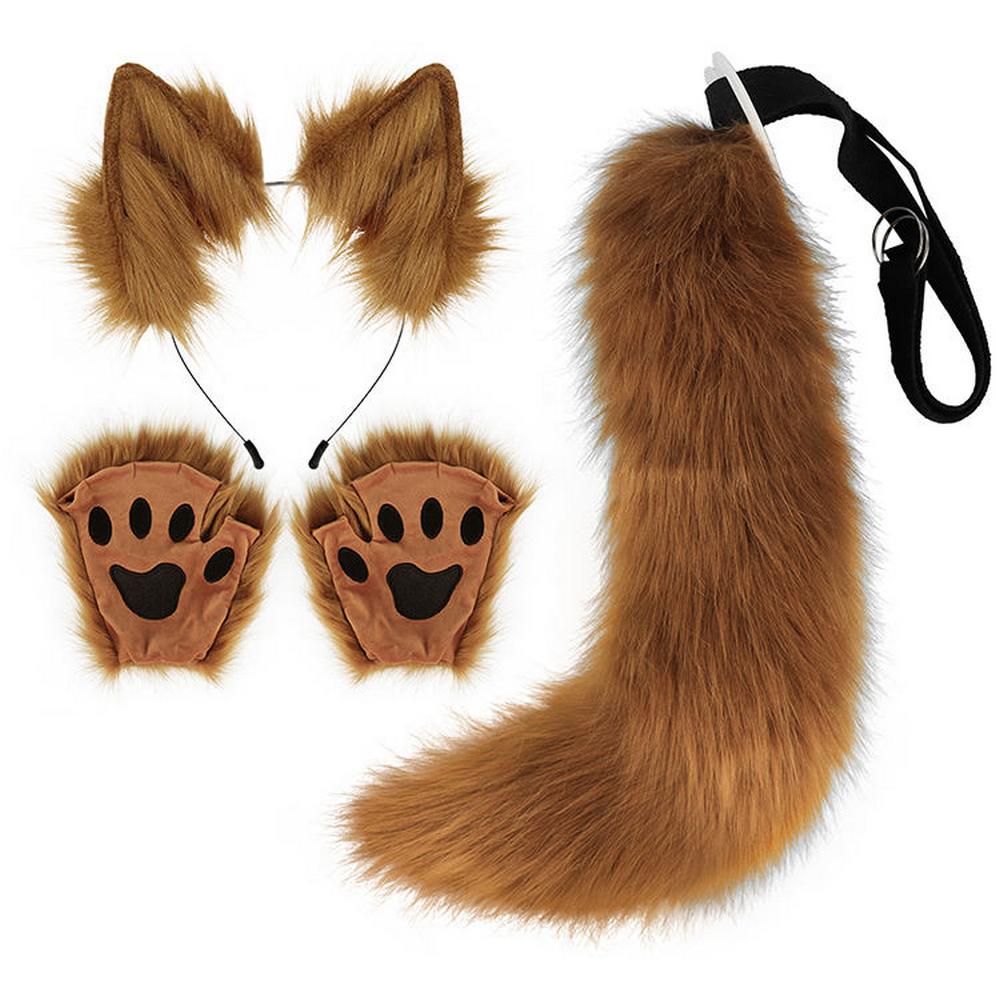 lace-bunny-wolf-fox-ear-headband-tail-set-halloween-cosplay