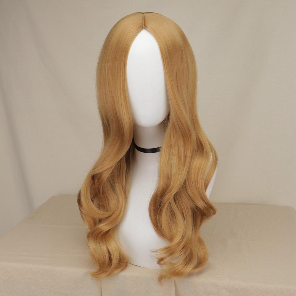 Perruque blonde de poupée effrayante