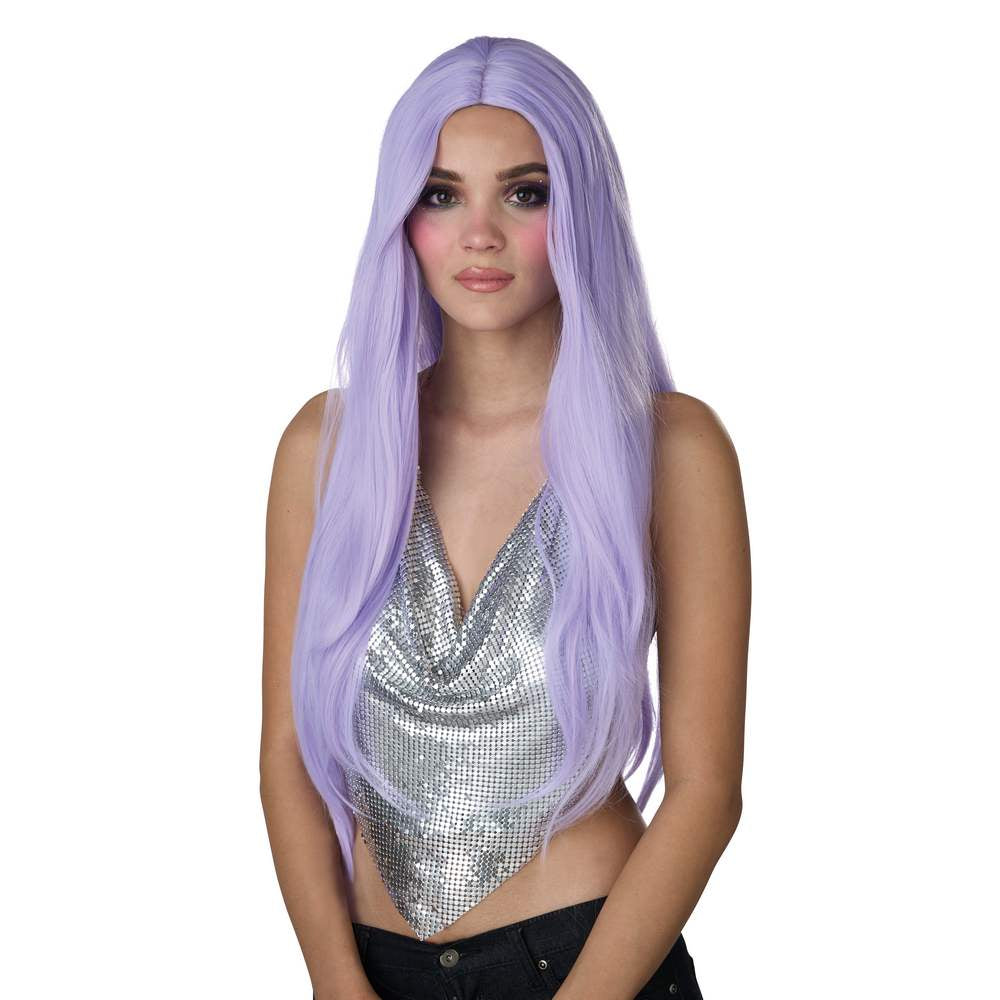 Extra Long cosplay wig 40" Lavender