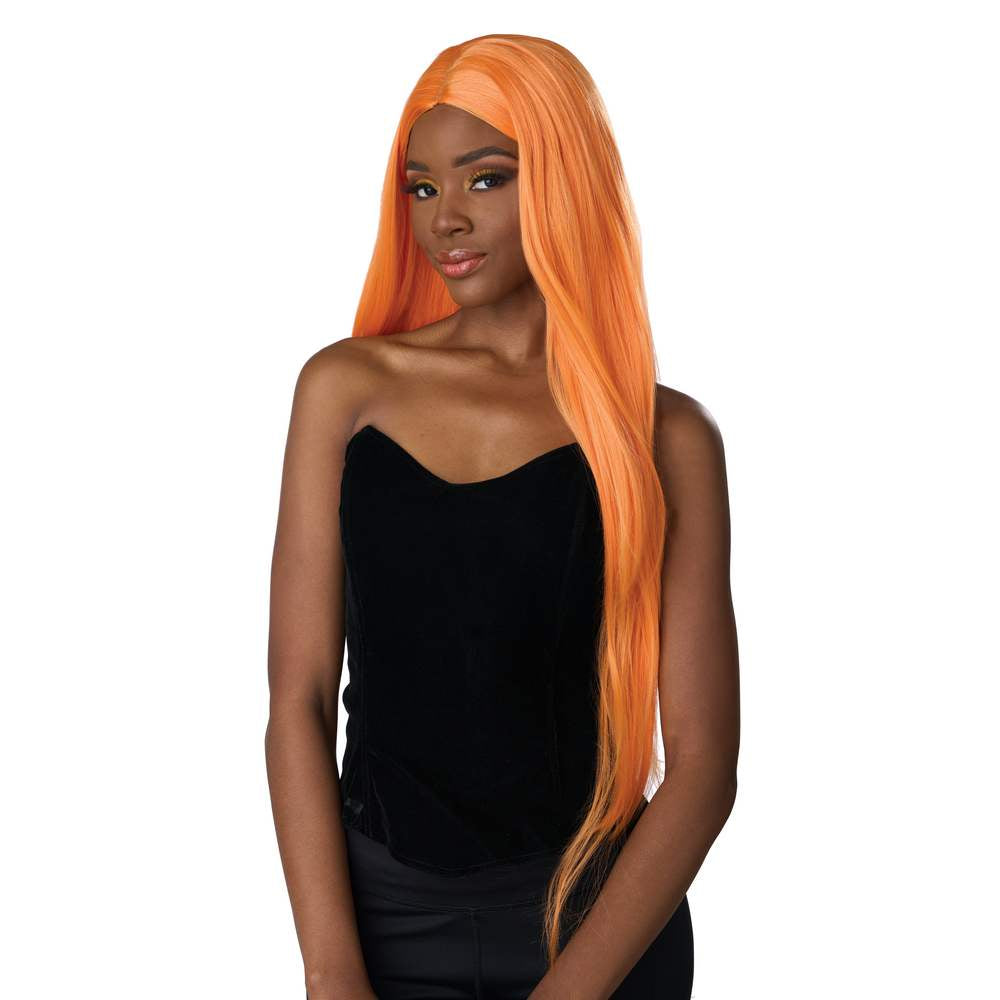 Extra Long cosplay wig 40" orange