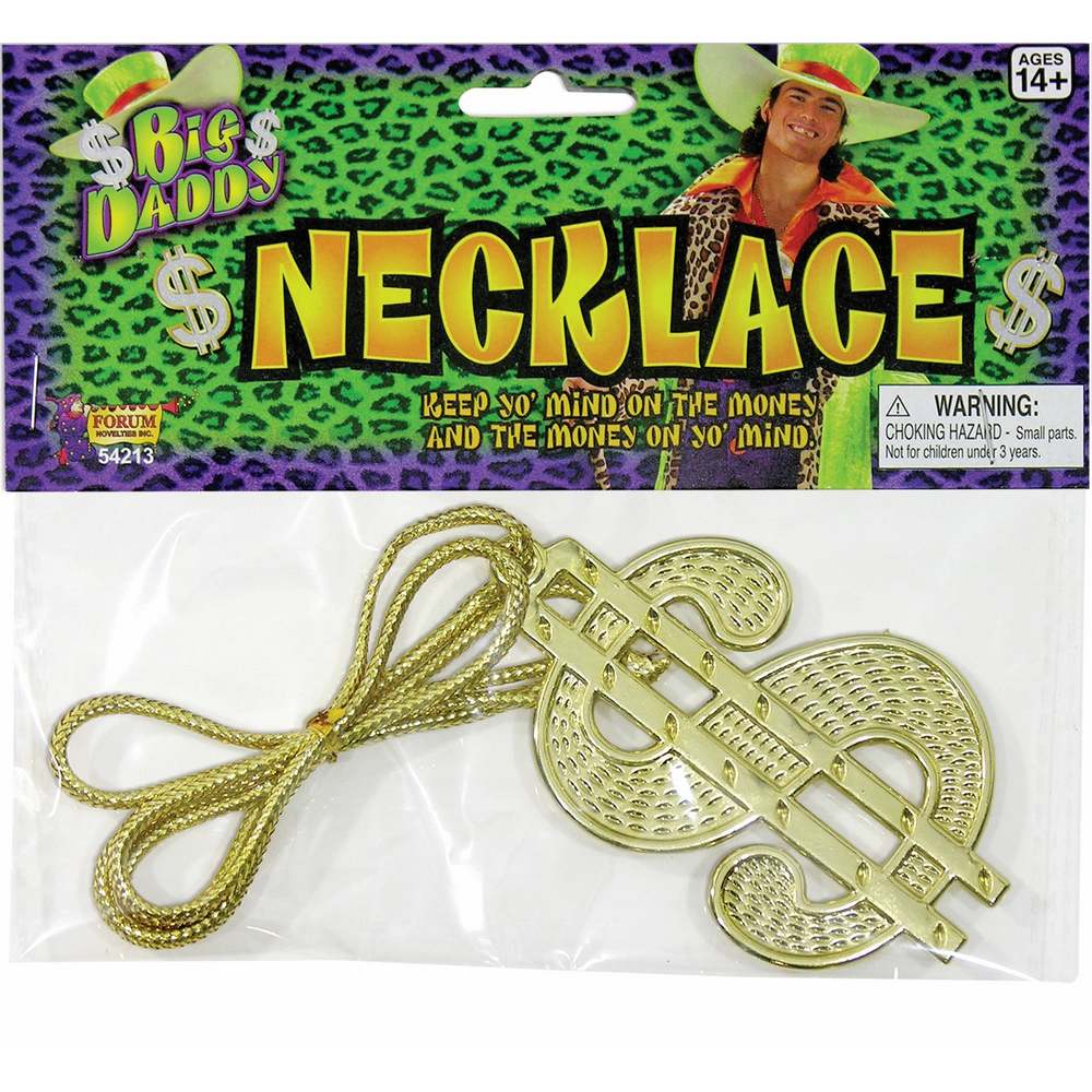 Dollar sign Necklace - Gold