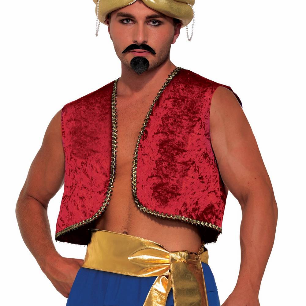 Desert Prince Genie Vest- Red