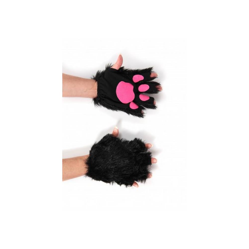 Fingerless Paws gloves black