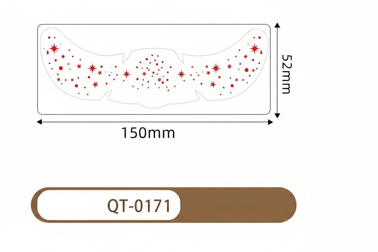 Temporary Freckle Face Tattoo Stickers — Waterproof Under-Eye Designs
