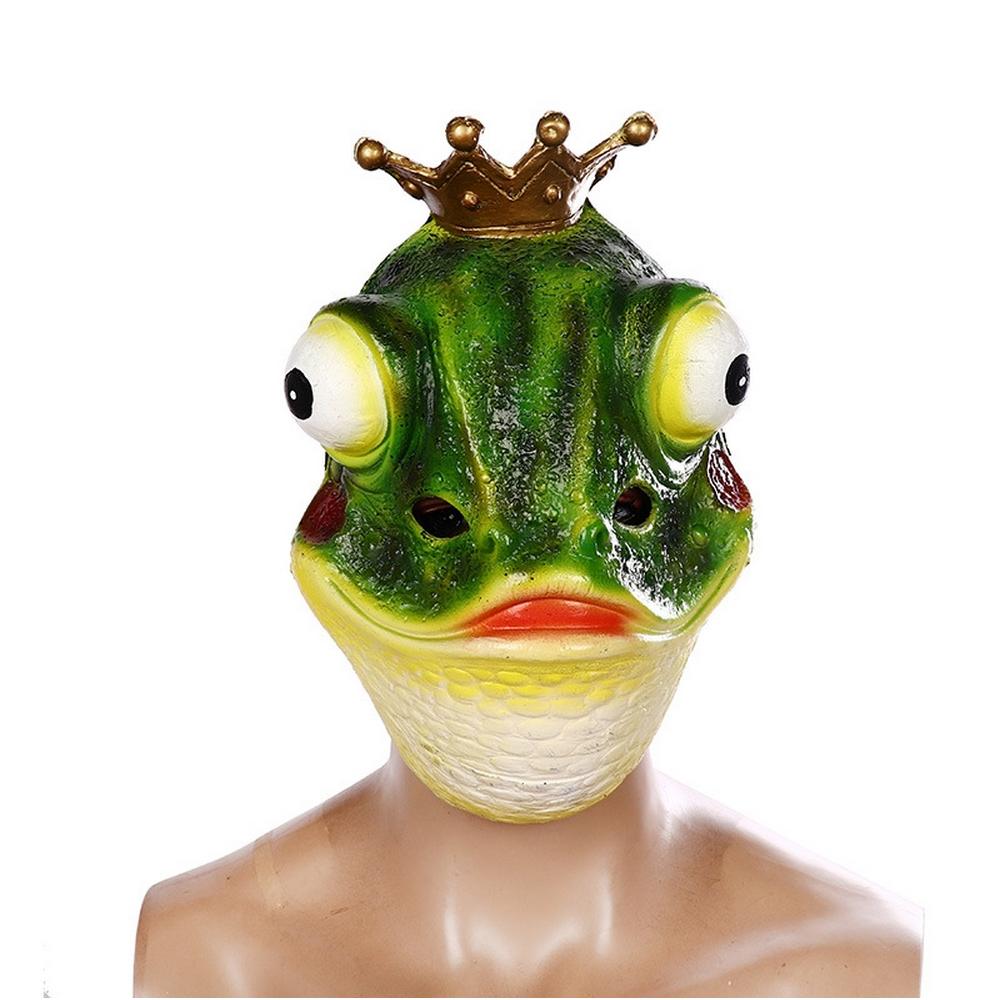 Crowned Frog Face Mask