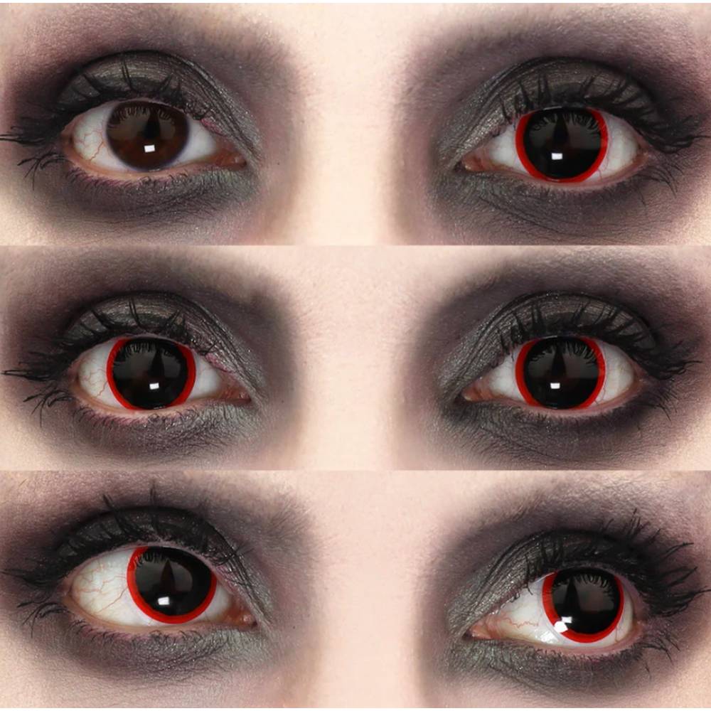 Hellraiser I Contact LENSES - black/red