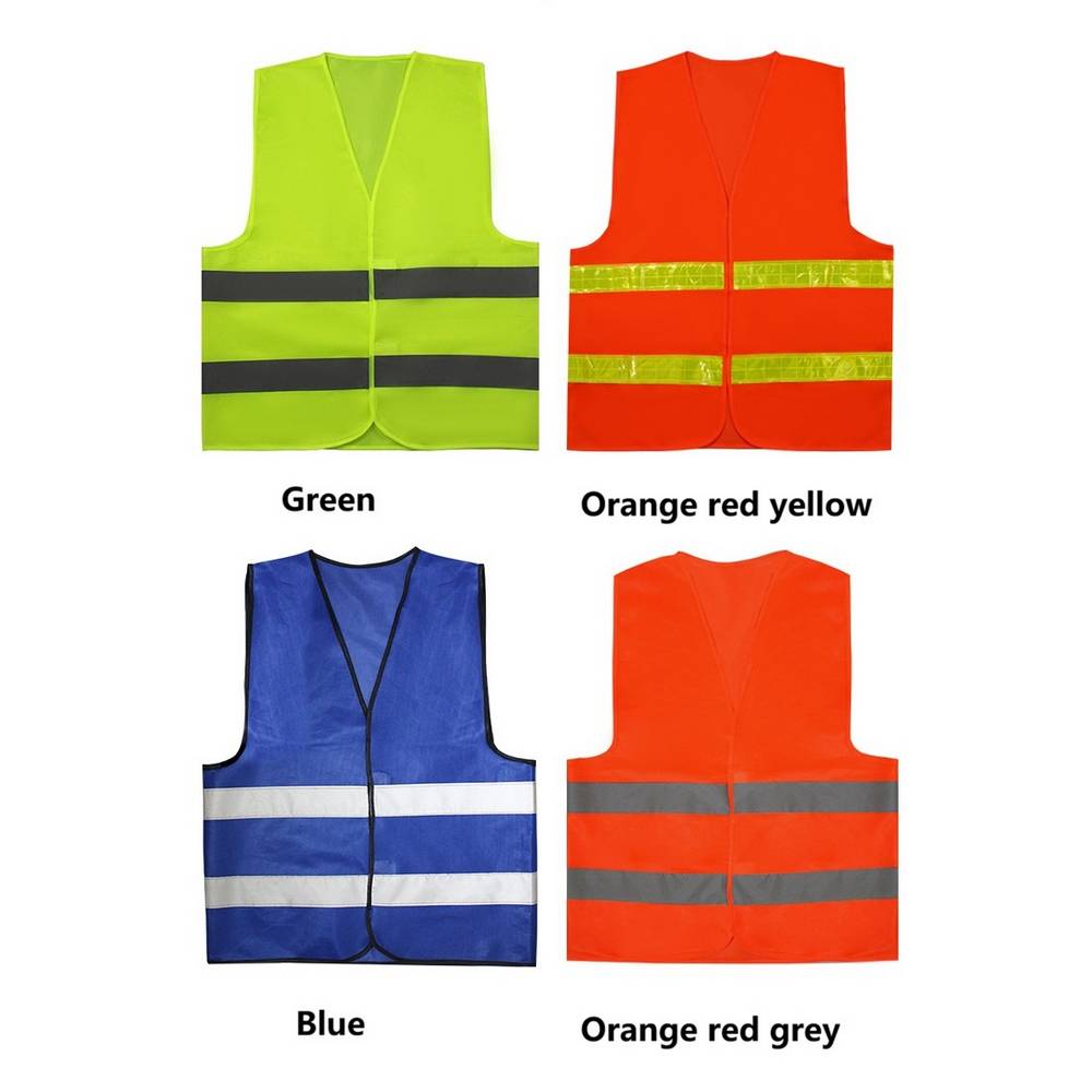 High-Visibility Construction Safety Vest
