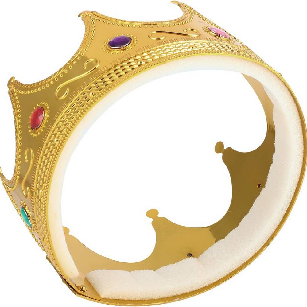Regal King's Crown - Gold with Jewels