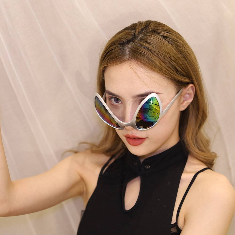 Close Encounter Alien Glasses & Antenna Headwear Set