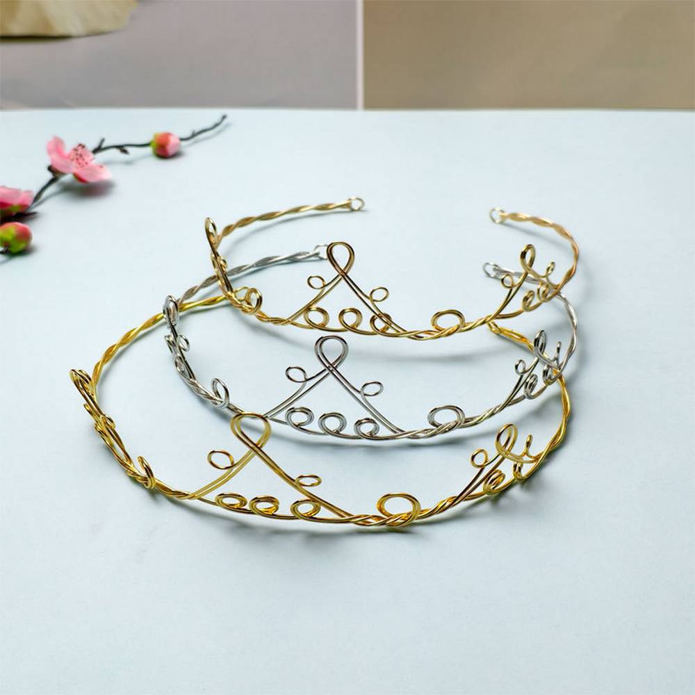 Peak Circlet Tiara – Twisted Wire Fantasy Elven Crown