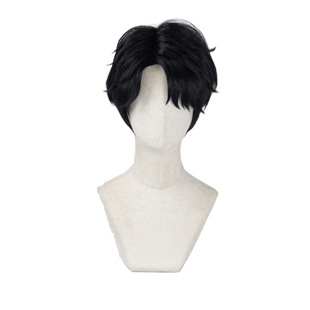 S Daemon pop idol short black wig