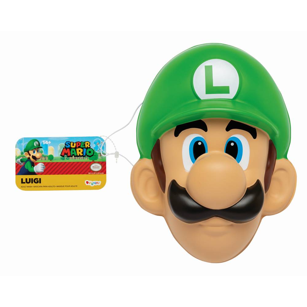 Luigi Adult Mask - Officially Licensed Super Mario™ Nintendo®