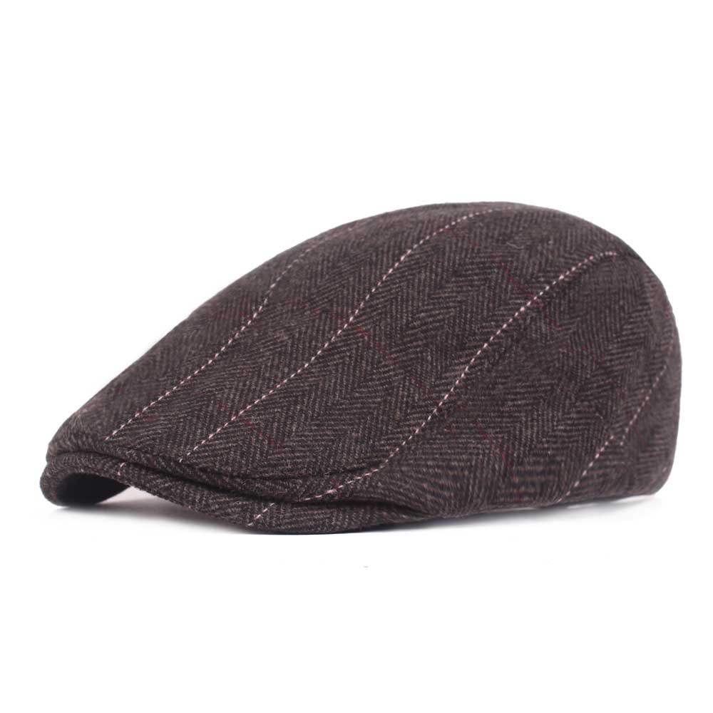 Casquette gavroche en tweed années 1920