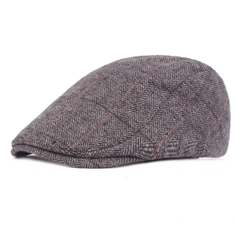Casquette gavroche en tweed années 1920