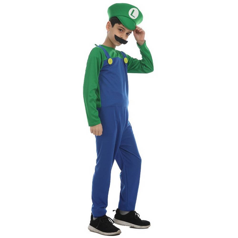 Green Plumber Helper kids Costume