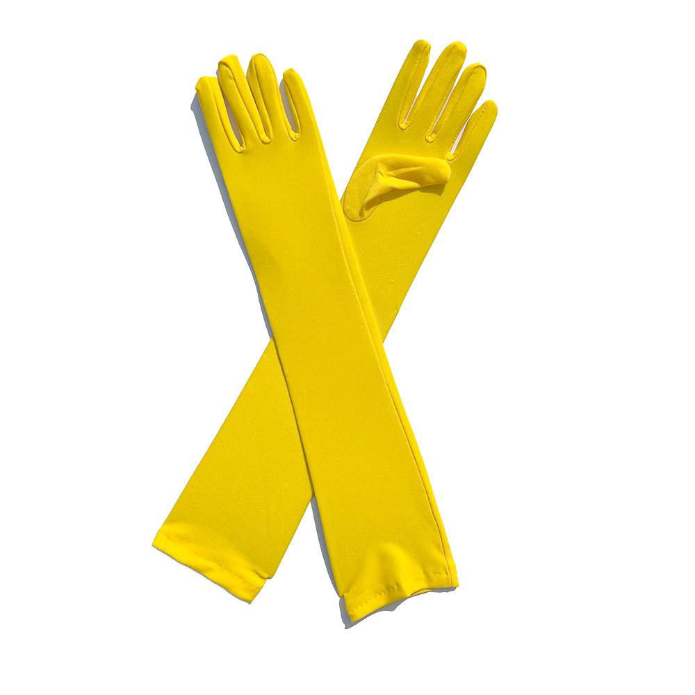 Lady Long Gloves Micro Fiber Material