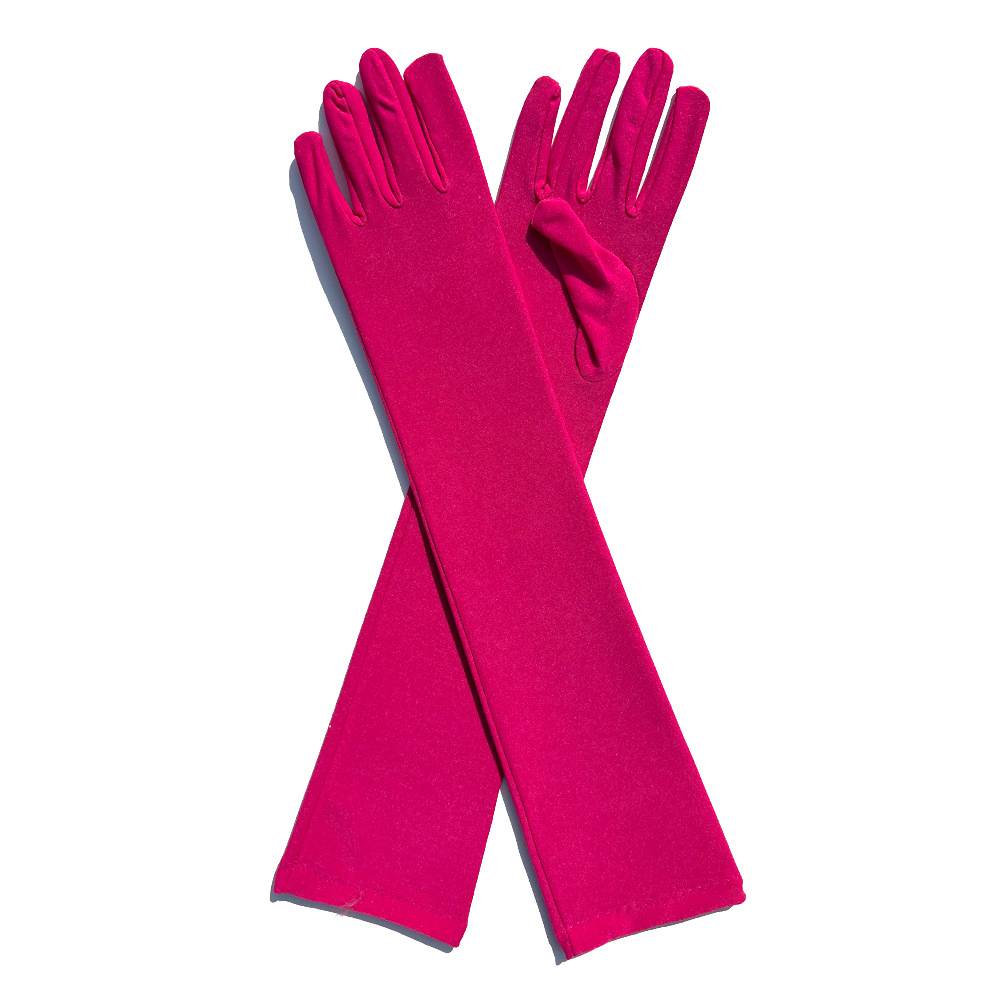 Lady Long Gloves Micro Fiber Material