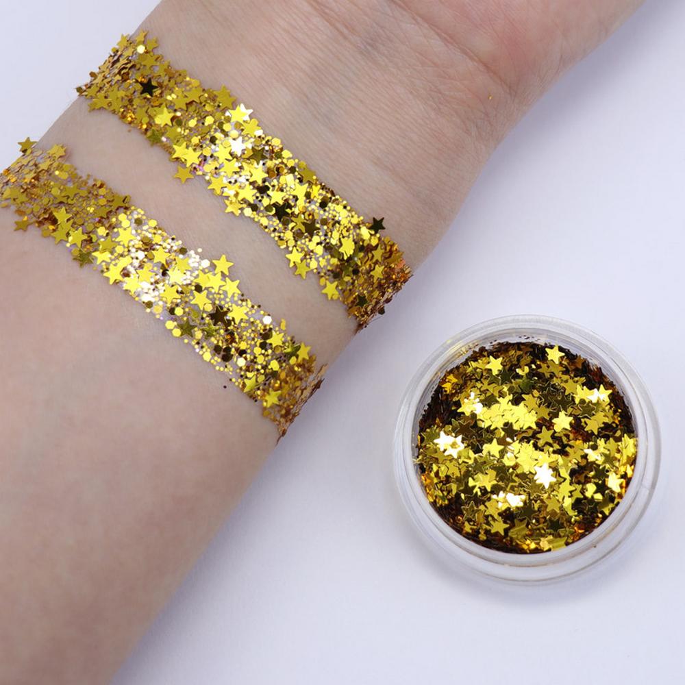 Maquillage pailleté GP Lune et étoiles