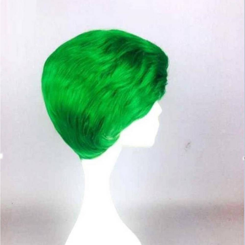 Mad Laughing Criminal short wig - green