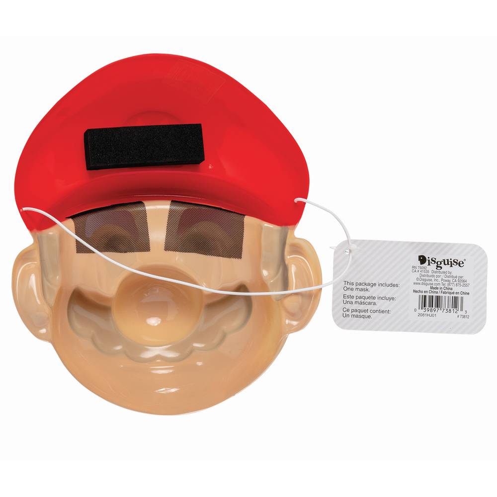 Mario - Masque adulte sous Licence Super Mario™ - Nintendo®