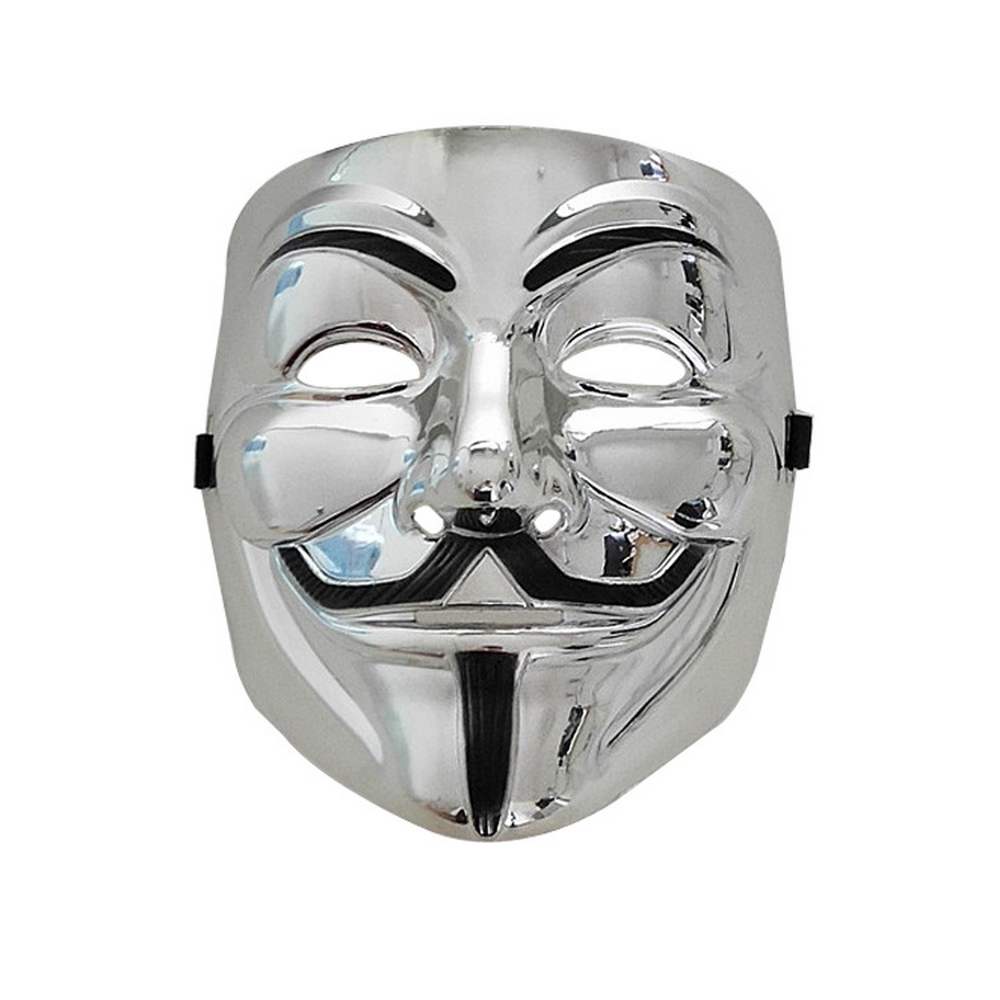 Metallic Anonymous Mask