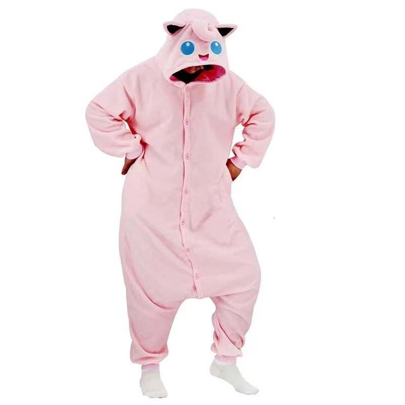 Pink puffy Bear Mon Onesie Costume
