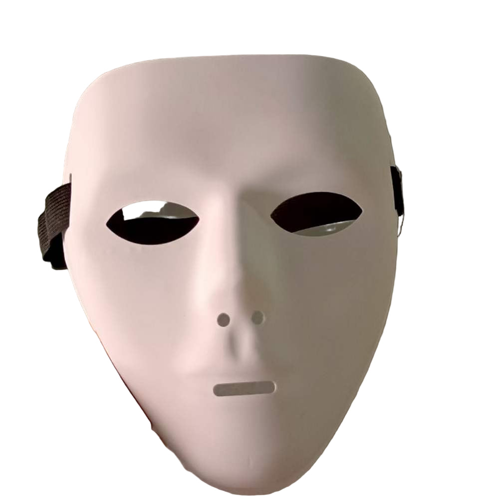 Masque d'homme simple neutre