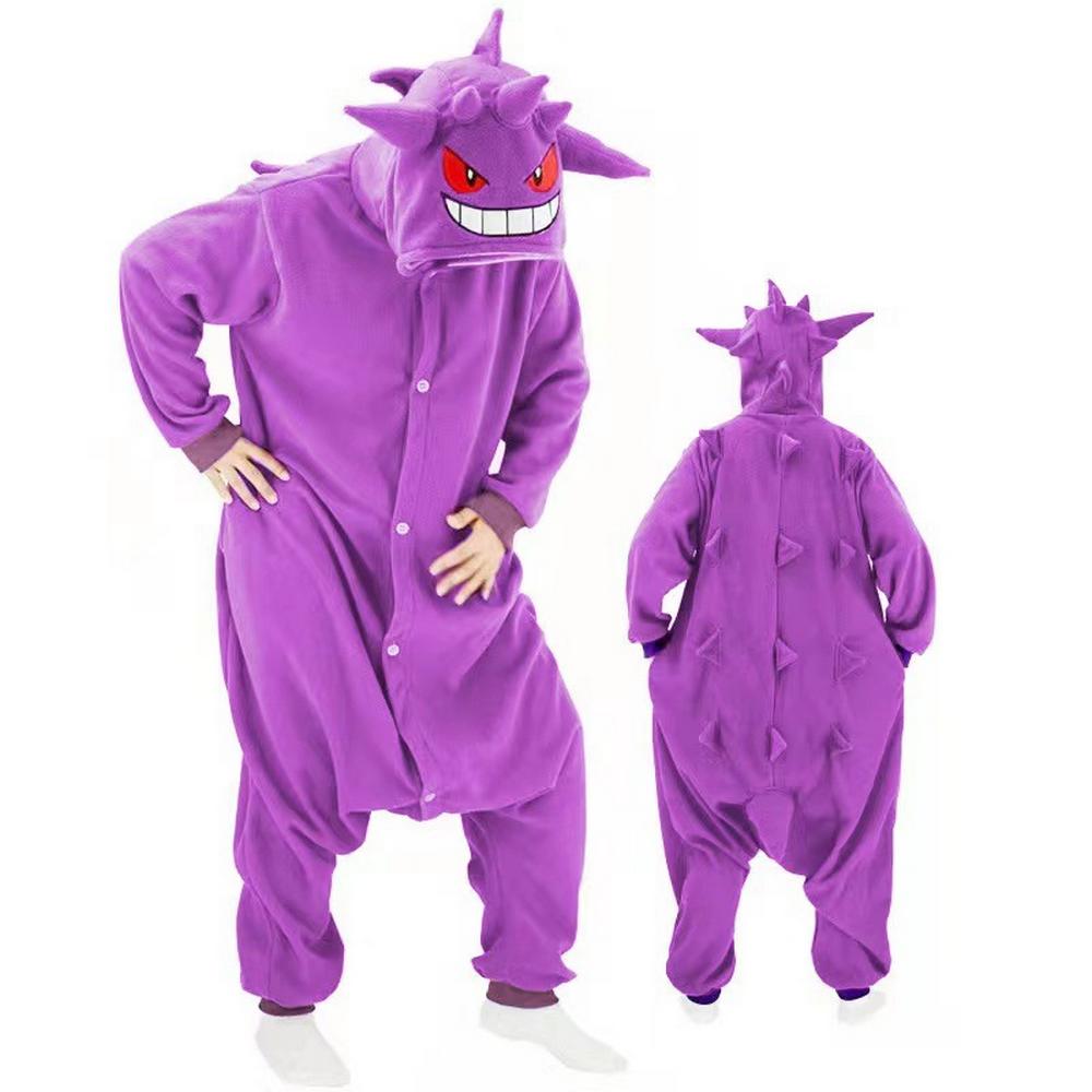 Purple Shadow Monster Kids onesie Costume