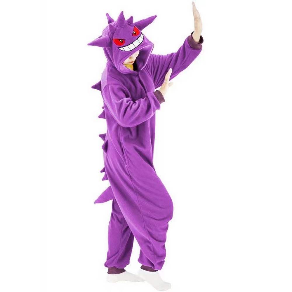Purple Shadow Monster Kids onesie Costume