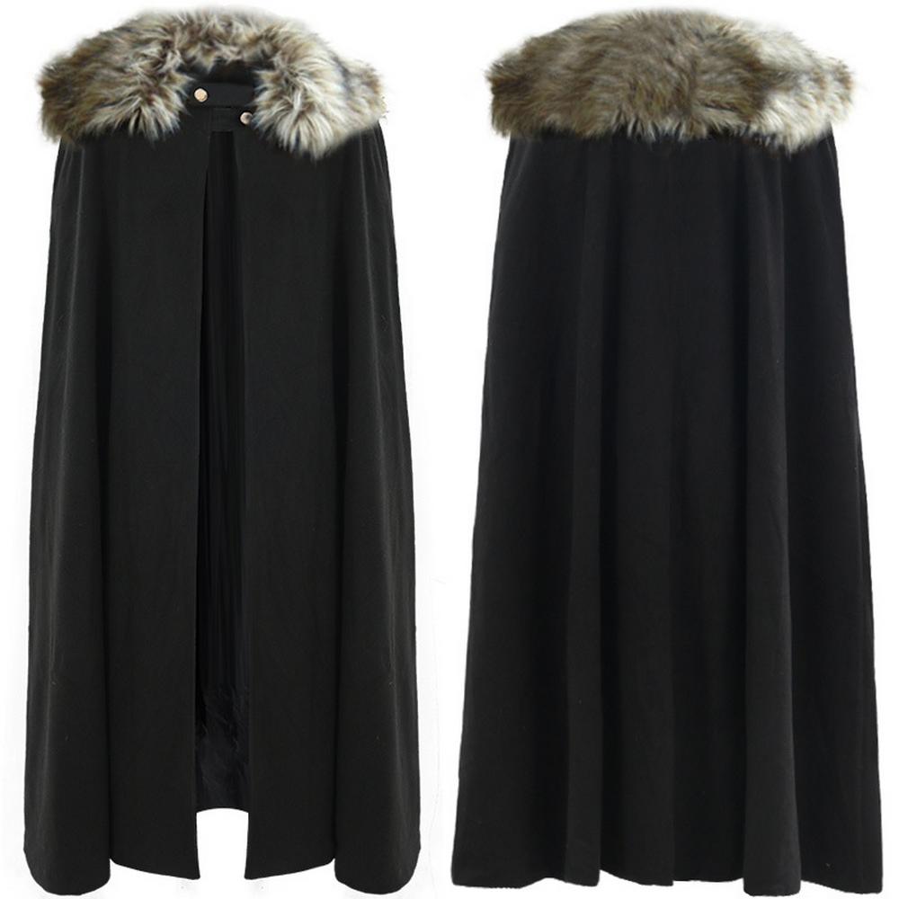 Viking Warrior Fur Coat cape - adult